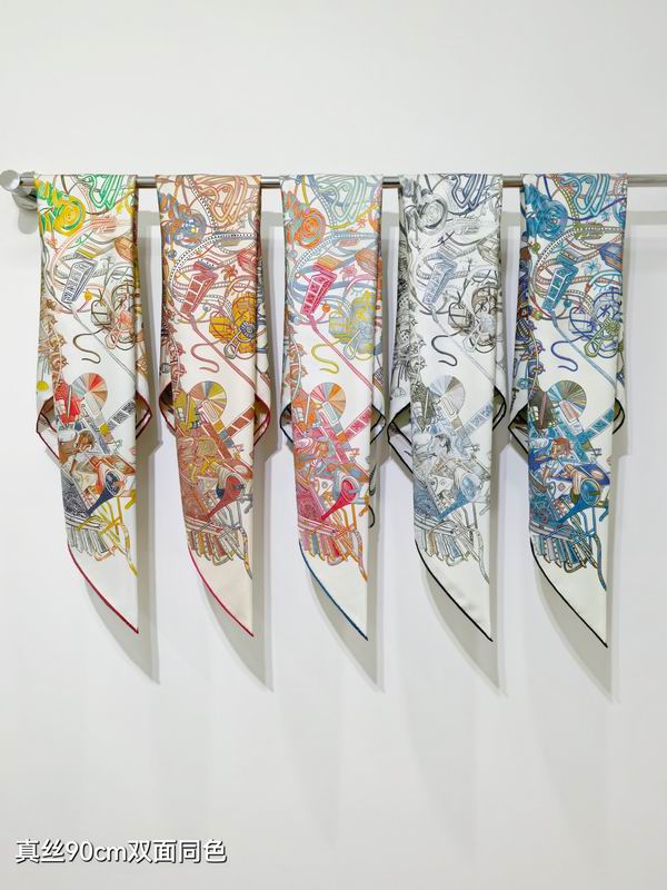 Hermes silk scarf 90X90cm E011040